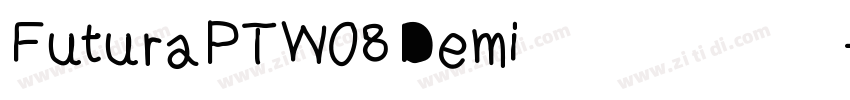 FuturaPTW08 Demi字体转换